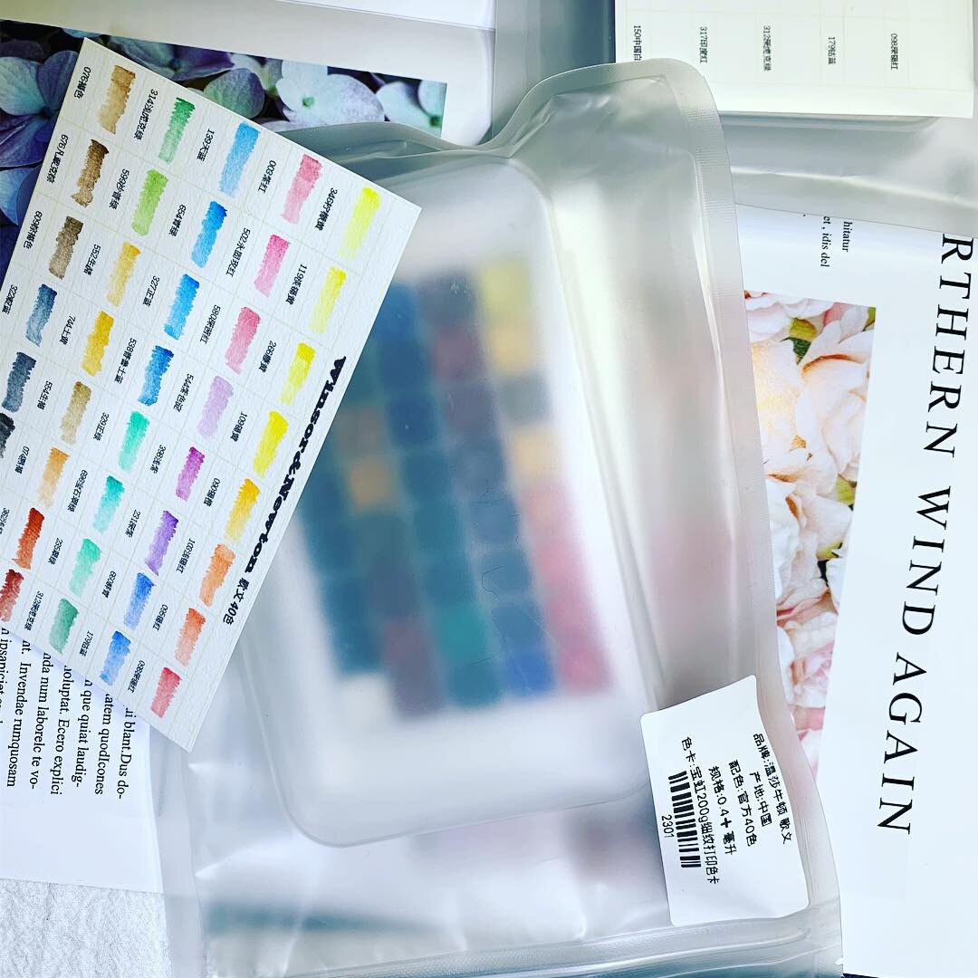 40 cores aquarela de cor sólida para iniciantes, pintura dividida de carga