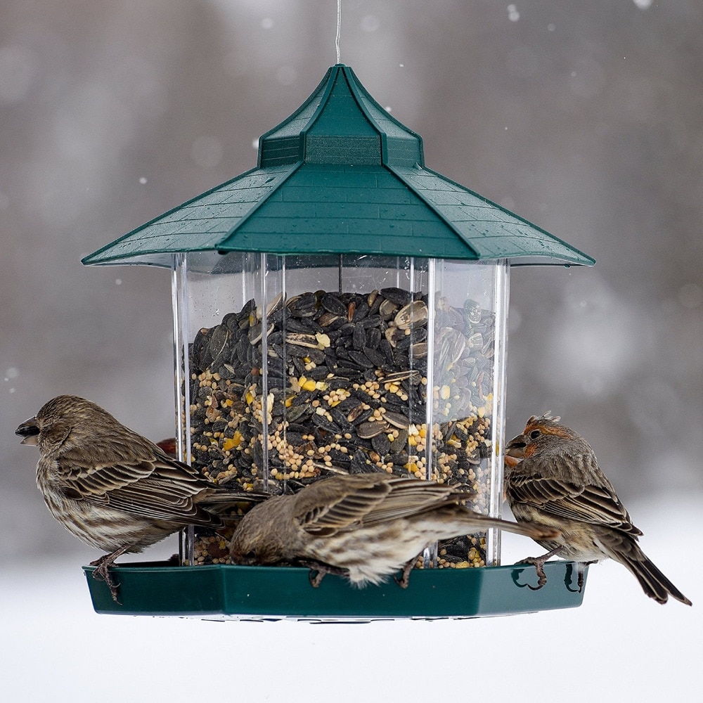 Opknoping Tuinhuisje Vogel Feeder-Perfect voor Tuin Decoratie en Vogels Kijken voor Lover Bird en Kids