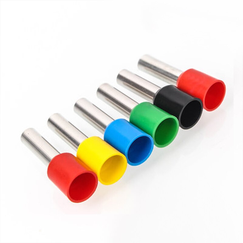 1 box electric wire and cable wiring crimp terminals connector cold pressed pre-insulated sleeve tube terminal box set