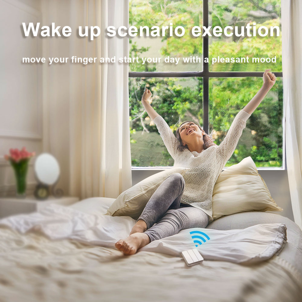 Tuya Smart Life ZigBee Wireless Wall Switch 3 Gangs Remote Portable Tuya Zigbee Gateway Required No limit to Control Home Device