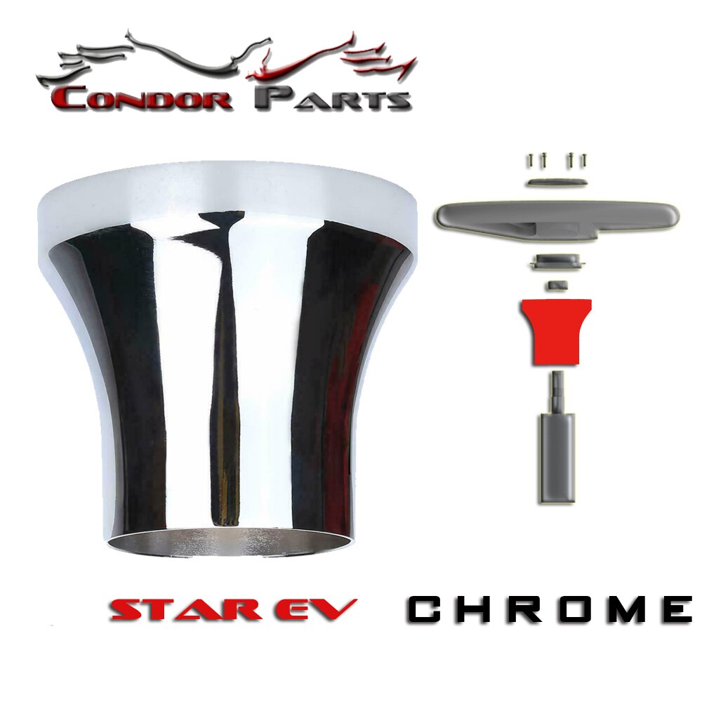 Condor Onderdelen-Golfkar Stuurwiel Adapter Voor Star Auto-Chrome