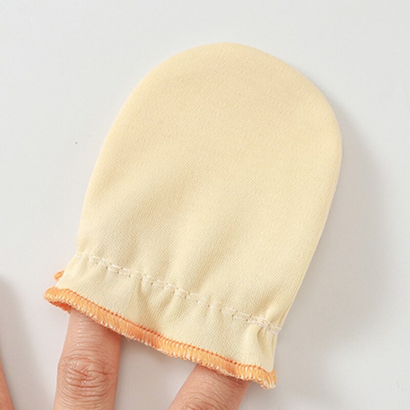 1 Pair Baby Anti-scratch Soft Cotton Gloves Newborn Handguard Mittens Infants Supplies