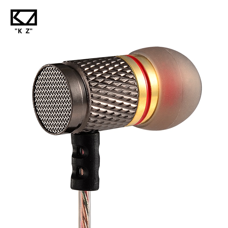 Kz Ed Speciale Editie Vergulde Behuizing Oortelefoon Met Microfoon 3.5Mm Hifi In Ear Monitor Bas Oordopjes Headset