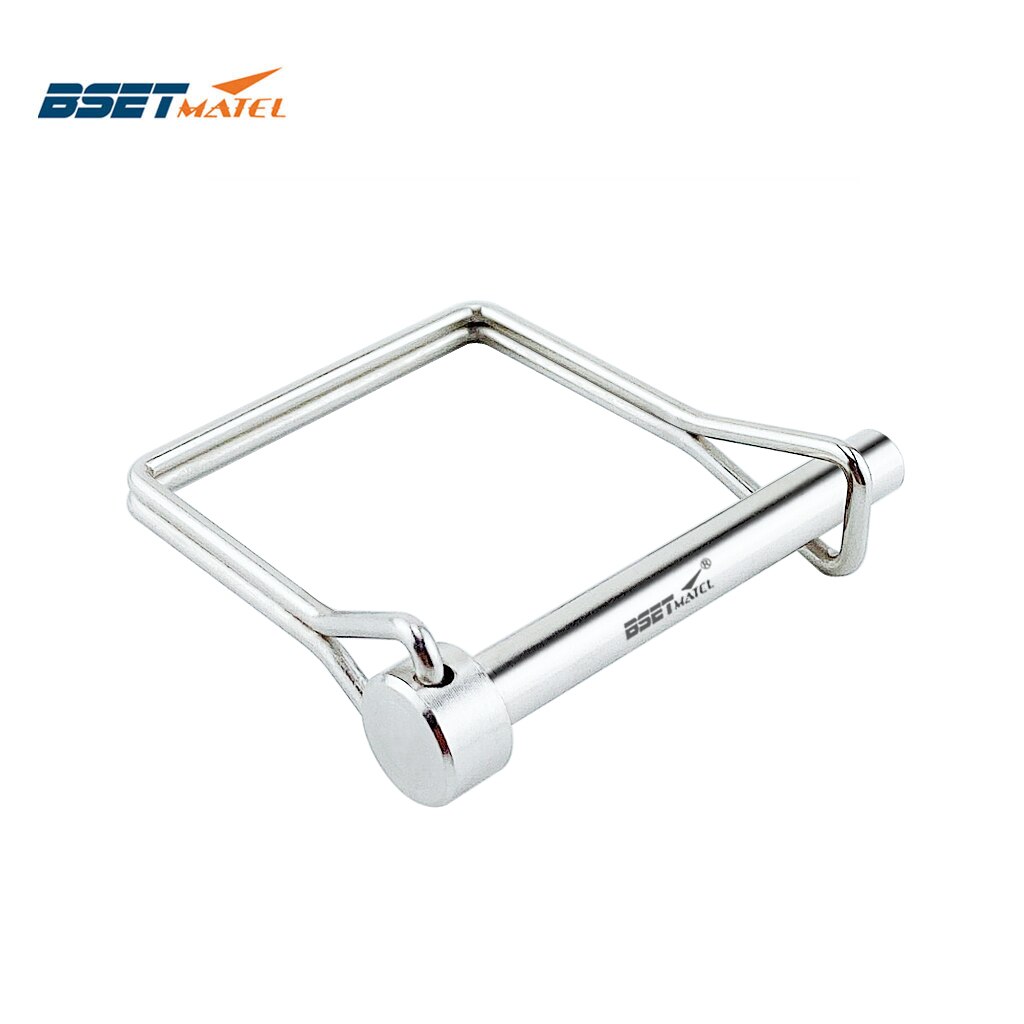 Stainless steel 316 Square Shaft Locking Lock Pin Safety Coupler Pin Retainer Farm Trailers Wagons Lawn Garden Auto Car Trailer