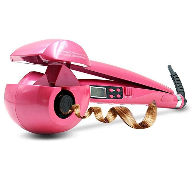 Automatische lcd anti-verbranding krultang haarverwarming krultang stylingtools styler krultang keramische krultangen spiraal wxb