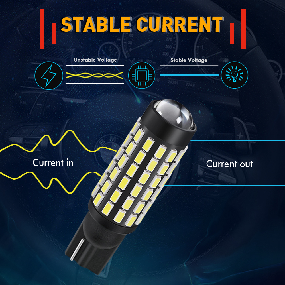 Bombilla Led Canbus para Interior de coche, lámpara de diodo para Lada Vesta Granta Kalina Niva 4x4, T10, W5w, 194, 2825, 2821, 2721, 168