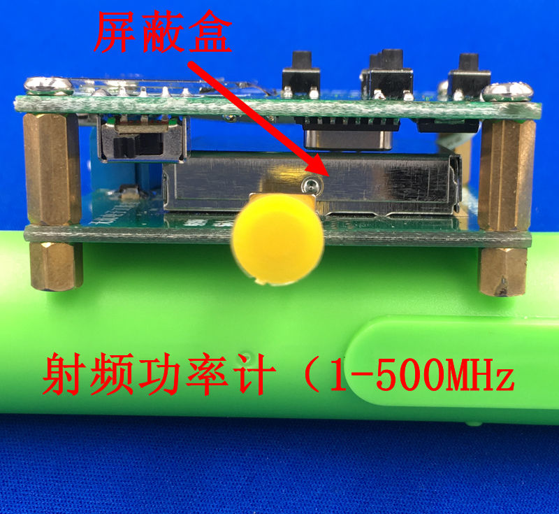 RF power meter 1MHZ-8000MHZ OLED display RF power attenuation value digital meter 8GMZ W Sofware 10W 30DB Attenuator