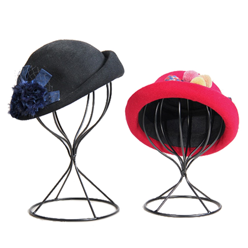 Perruque creuse en métal pour perruque, postiche bureau debout décoratif, support pour chapeau, accessoire de coiffure
