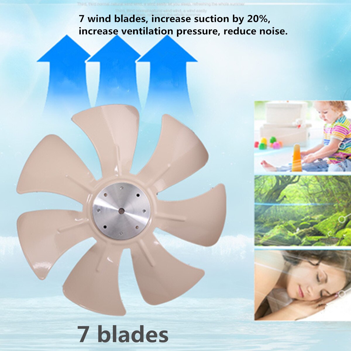 60W 10 12inch Industrial Ventilation Extractor Metal Axial Exhaust Air Blower Fan High Speed Air Extractor Kitchen Bedroom 220V