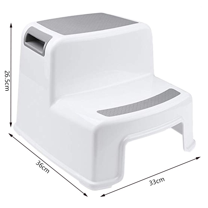 Breite + 2 Schritt Hocker Für freundlicher Kleinkind Hocker Für Wc Töpfchen Rutschfeste Sanft Griff Für Sicher Als Schlecht Töpfchen Hocker EIN