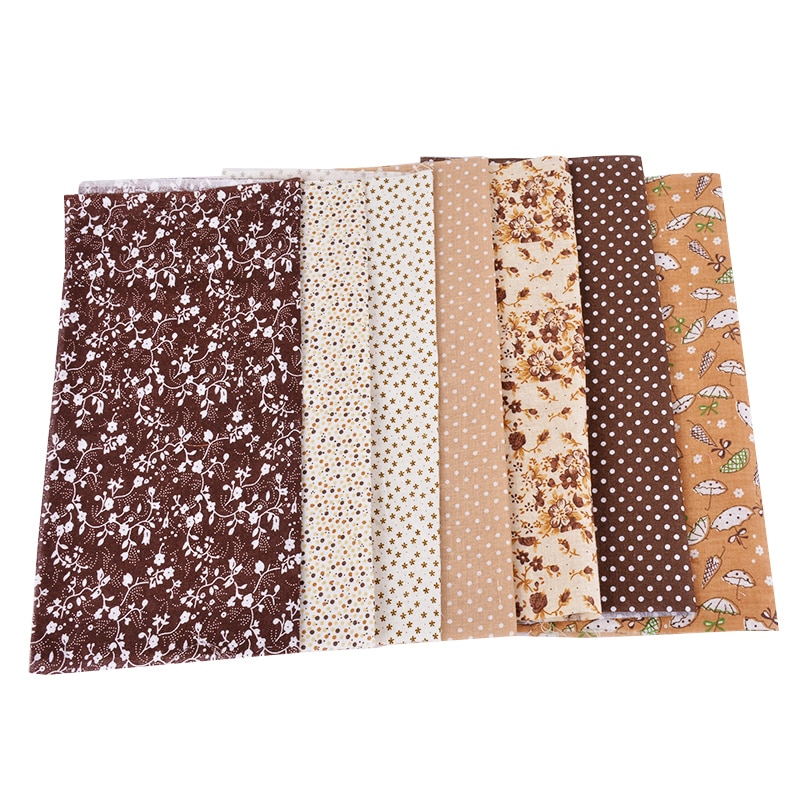 25*25cm Mixed Printing Cotton Fabric Printed Cloth Sewing Quilting Fabrics For Patchwork Sewing Materials Quilting DIY Clothes: G