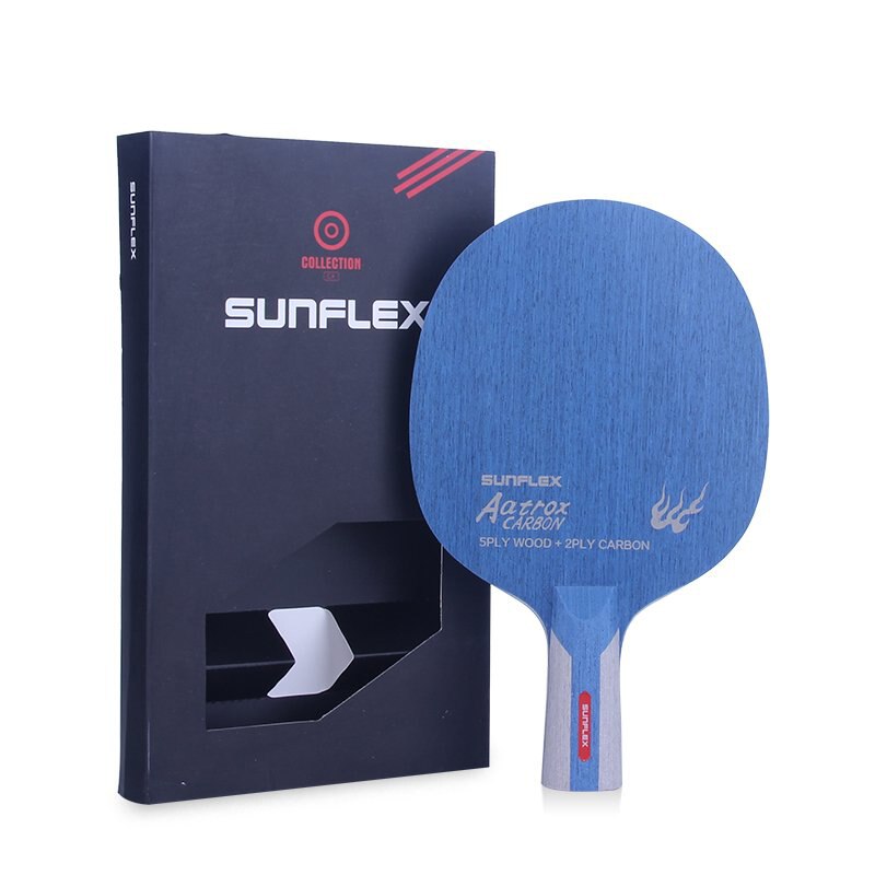 SUNFLEX Aatrox CARBON Table Tennis Racket 5 ply wood 2 ply carbon long handle short handle PingPong blade: CS