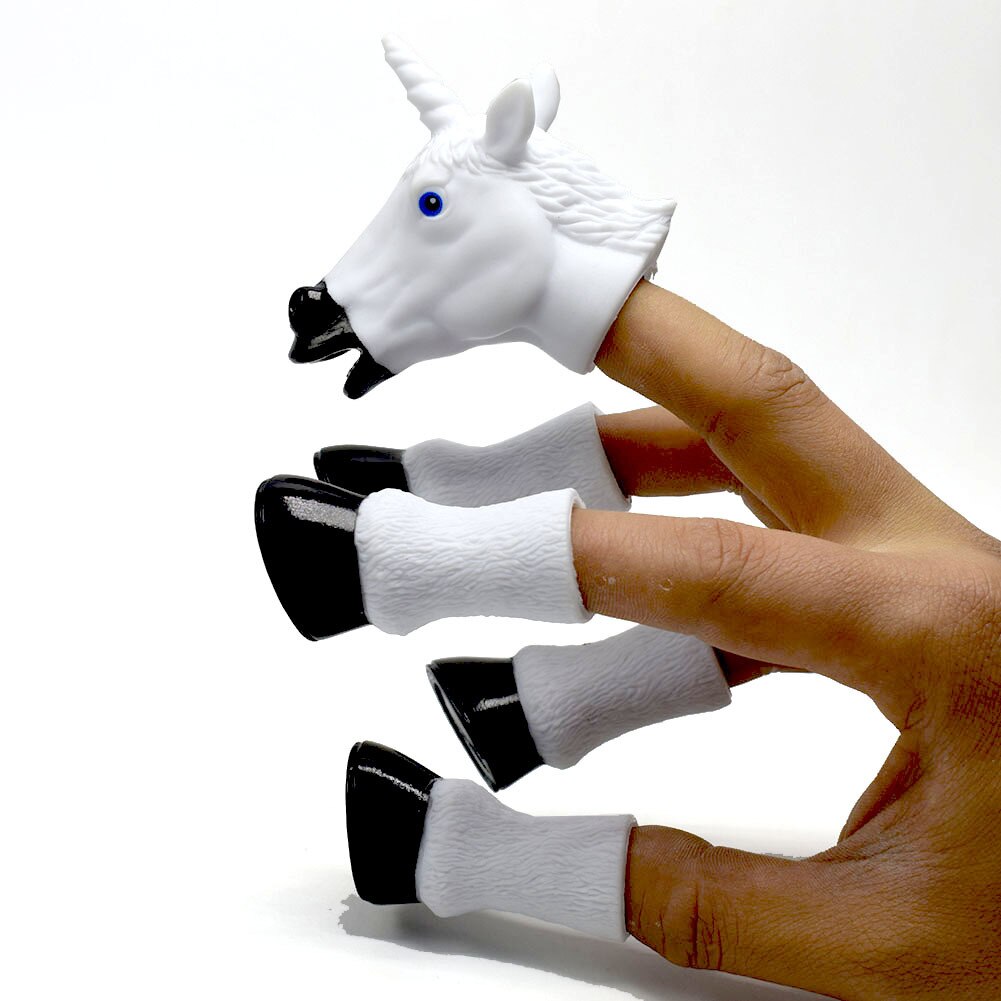 Novelty Funny Four-legged Pegasus Finger Puppet Knuckles Around The Small Hand Model Halloween Toys