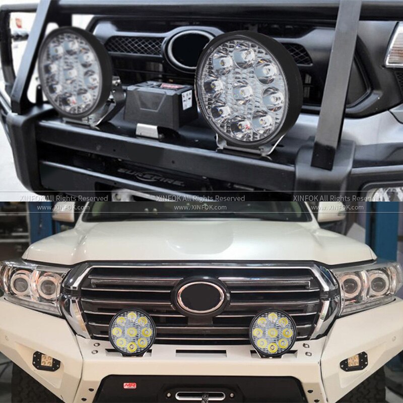 Parking Lights 24 Volt FSO Flash Light Auto 48W 12V Universal for 4WD 4x4 Truck Headlight Car Bulbs Focos LED