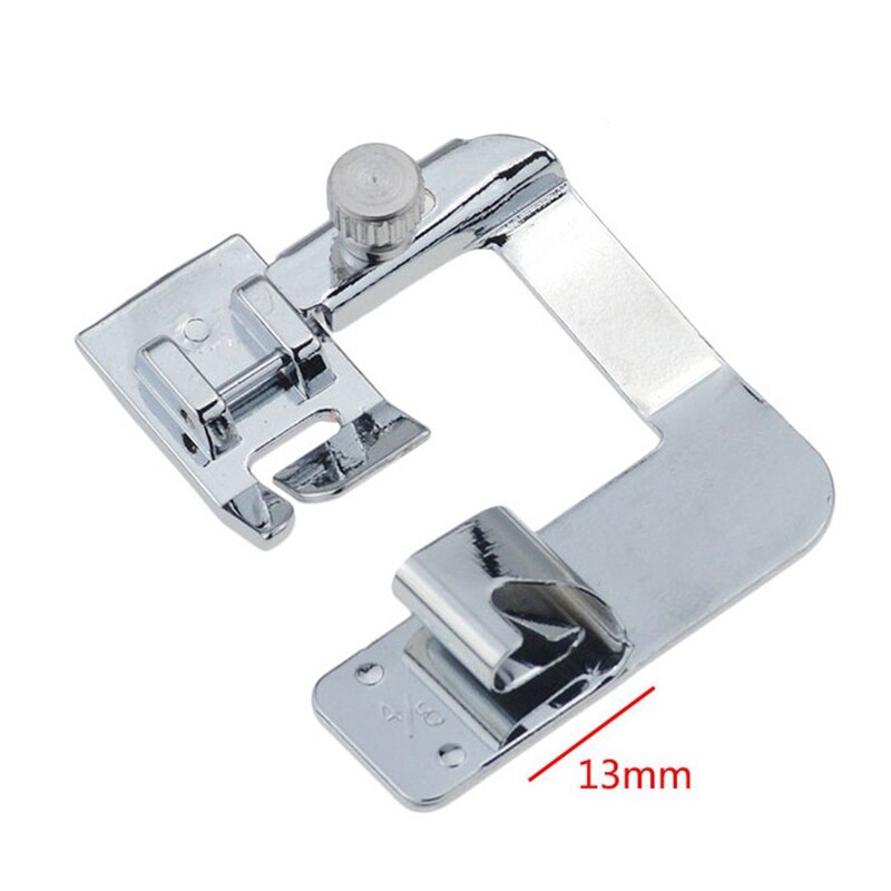 3Pcs 13/19/22mm Domestic Sewing Machine Foot Presser Foot Rolled Hem Feet For Brother Singer Sewing Accessories