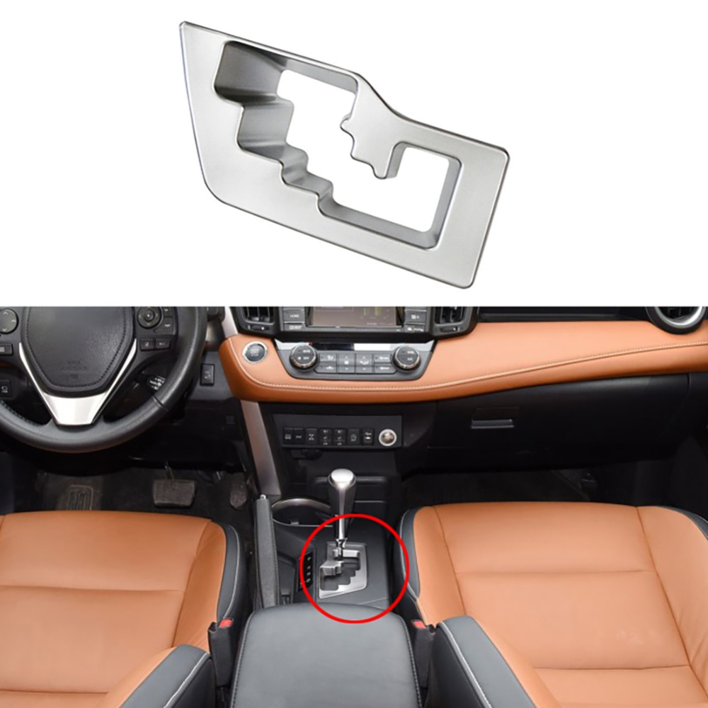 For Toyota RAV4 Interior Gear Shift Box Panel Cover Frame Trim