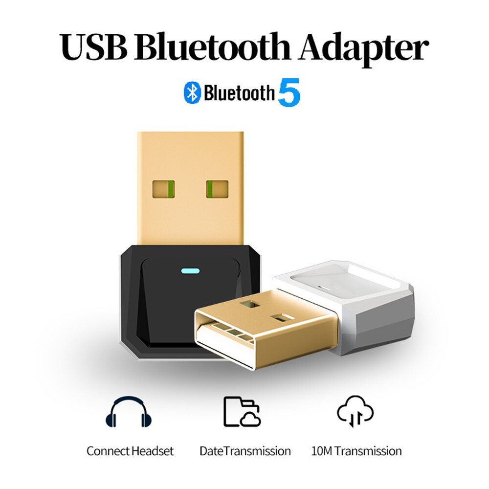 Kebidumei Bluetooth 5.0 Usb Dongle Adapter Voor Pc Computer Speaker Draadloze Muis Bluetooth Music Receiver Audio