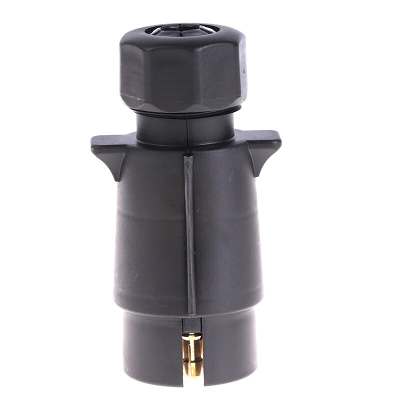 Plastic N-Type 7-Pole Wiring Connector Adapter Black Caravan Truck Plug 12V 7 Pin Car Accessories