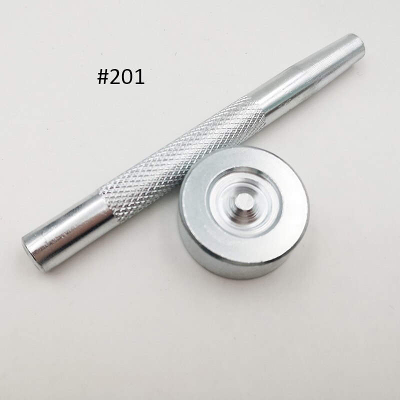 Herramientas para perforar agujeros, botón a presión, herramientas para artesanía de cuero, remache, botón a presión, Base de troquel, herramienta para artesanía de cuero, 2 unids/set por juego