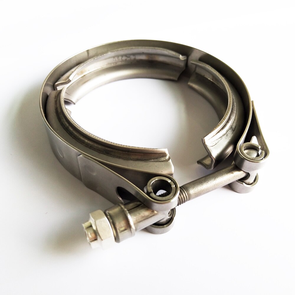 Zuczug 1.5 tum  to 6.0 tum  ss304 v band klämma med metallmutter endast för turbo avgas stuprör-klämma