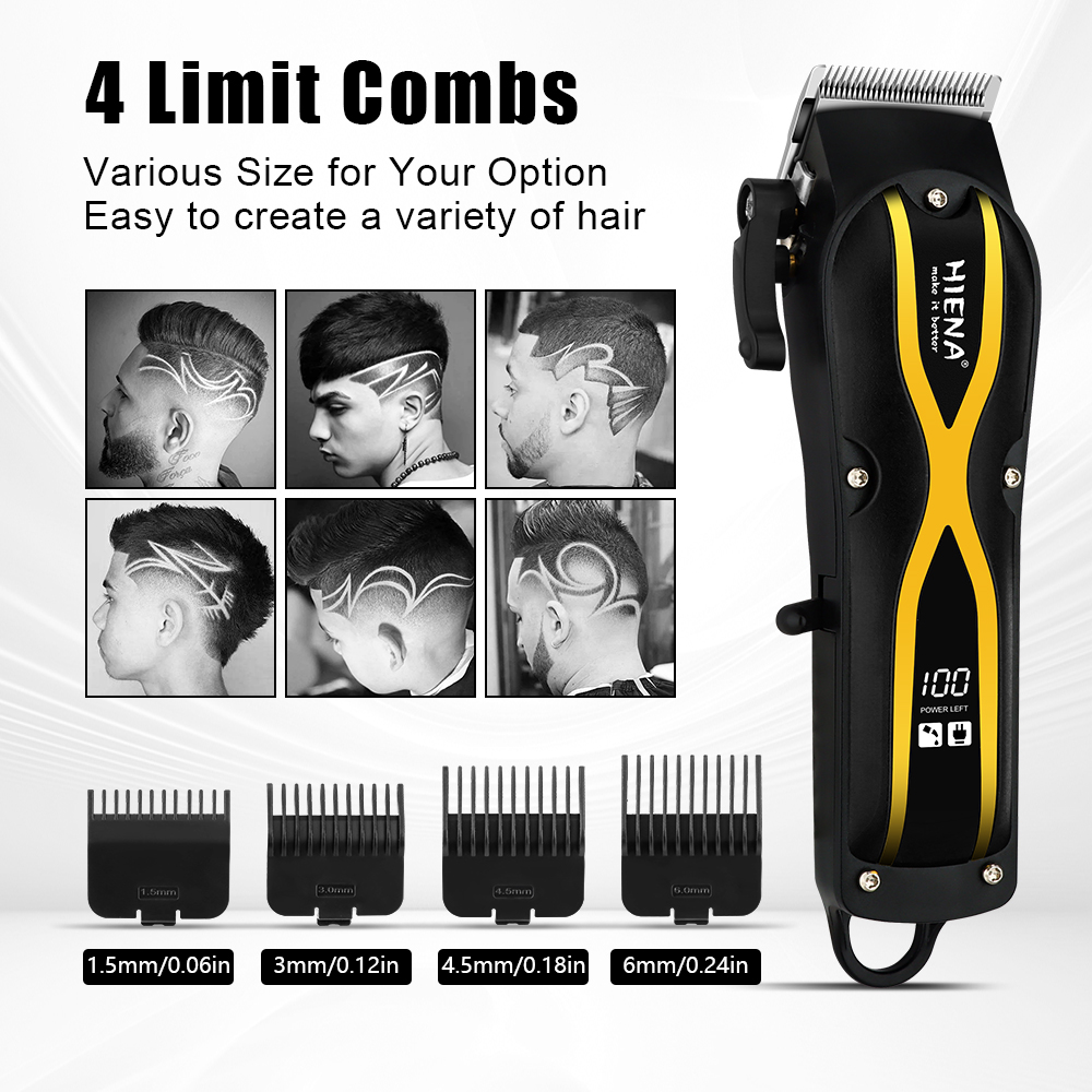 Hommes électrique tondeuse à cheveux barbier finition sans fil tondeuse à cheveux Rechargeable électrique visage barbe Machine de coupe de cheveux