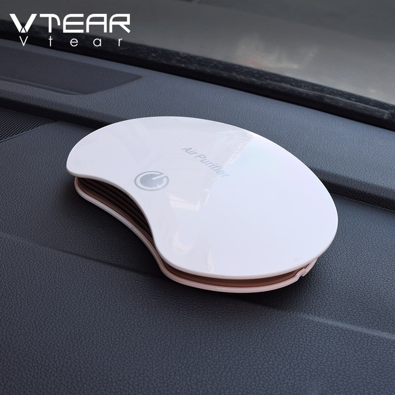 Filtro purificatore d'aria per auto Vtear ionizzatore filtro aria ioni negativi freschi con filtro rimuovi accessori auto formaldeide PM2.5: bianca