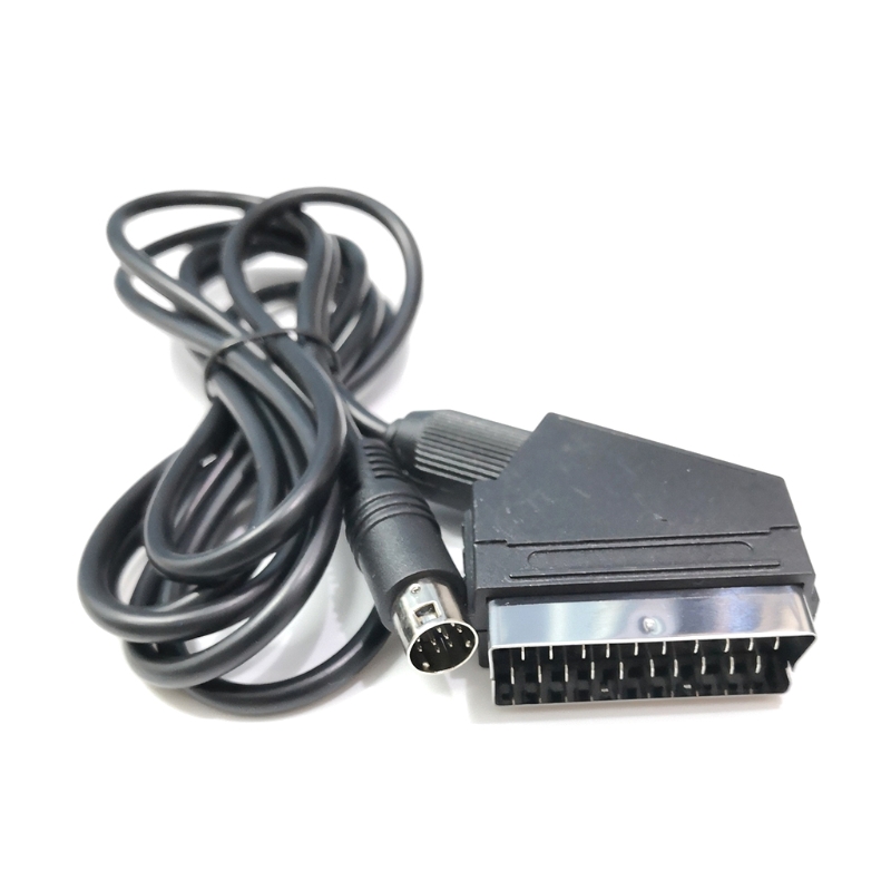 Cable de plomo RGB Scart para Sega Mega Drive 2 -Genesis 2 Megadrive 2 MD2, Cable AV Scart RGB de 1,8 m: Default Title