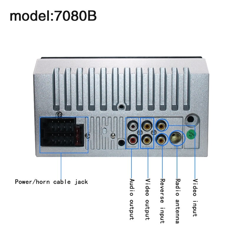 7 inch universele autoradio met  mp5 bluetooth-spelers, achteruitrij-hd-sn-speler