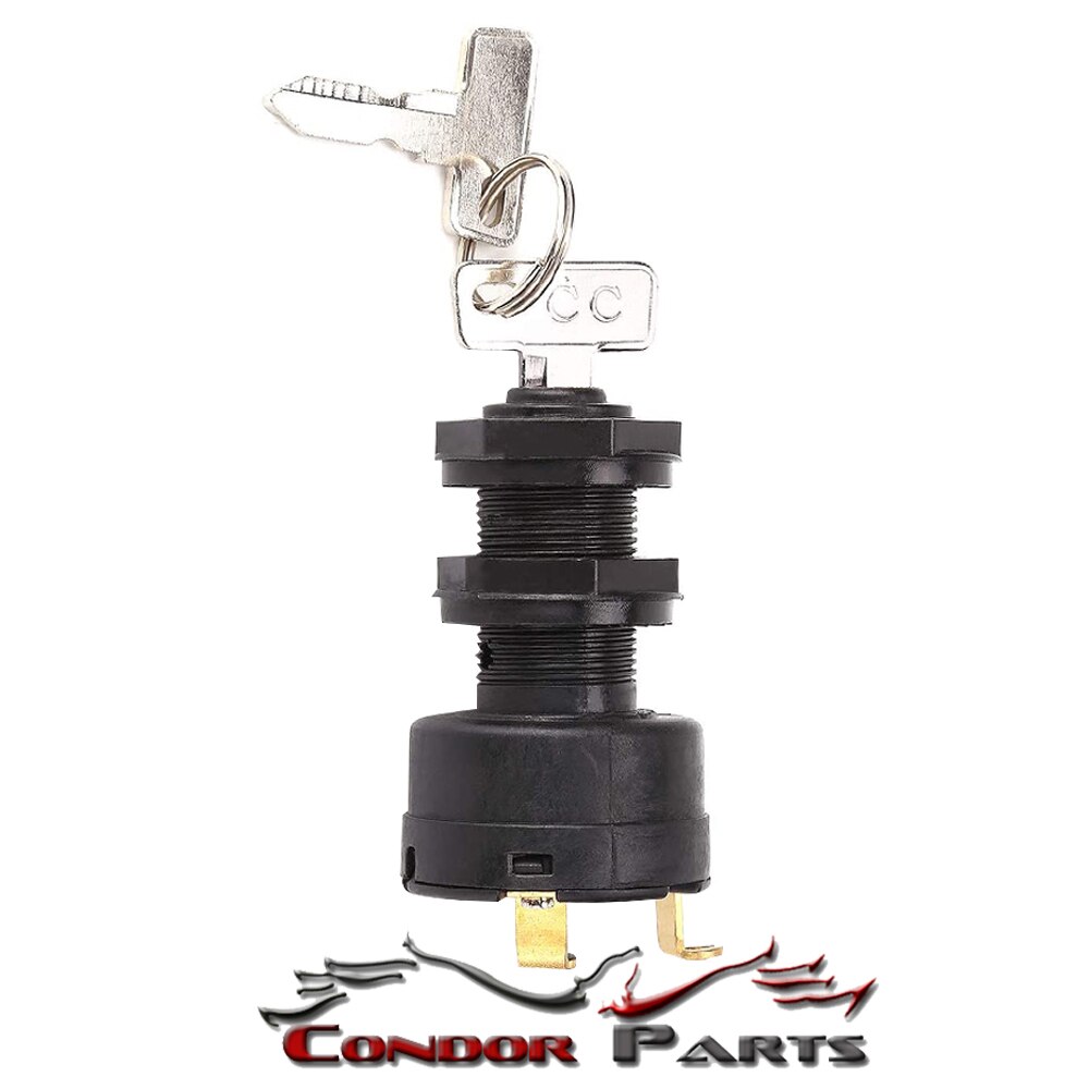 Condor Parts - Golf Cart Starter Switch for Club Car DS 36/48 Volts Electric Golf Cart 1996-Up Ignition Key Switch.OEM#101826201