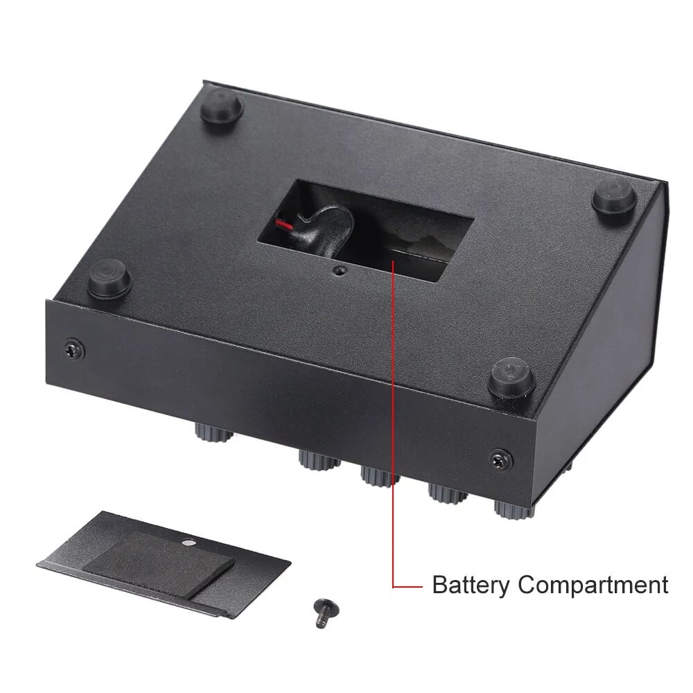 AM-228 Ultra Compact Audio Sound Mixer Mixing Console Low Noise 8 Channels Metal 6.35mm Interface Studio Mixer