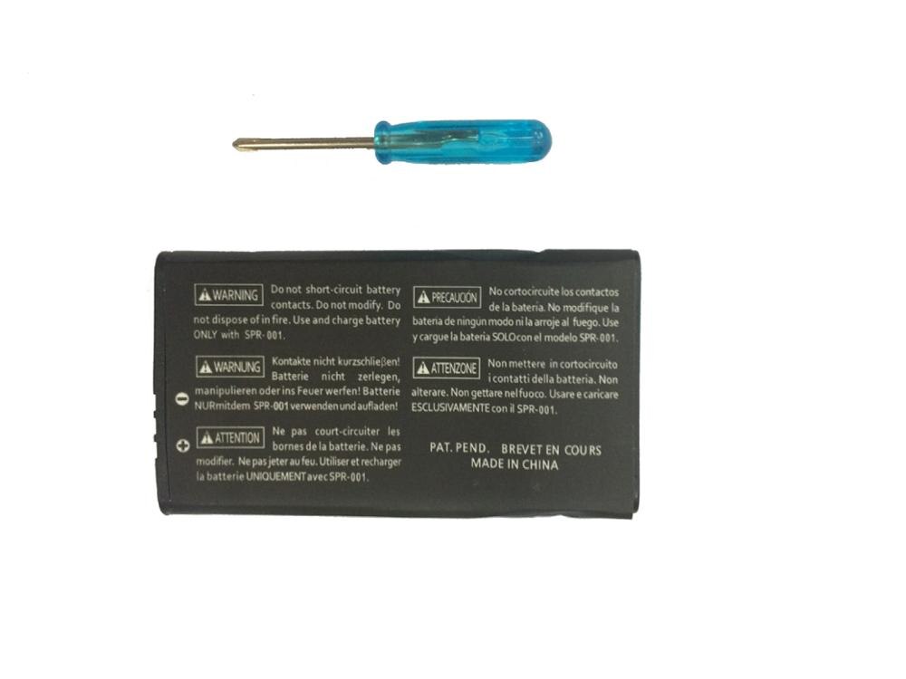 3.7V 2000 mAh/2500 mAh Oplaadbare Li-Ion Batterij pack voor 3DS LL XL