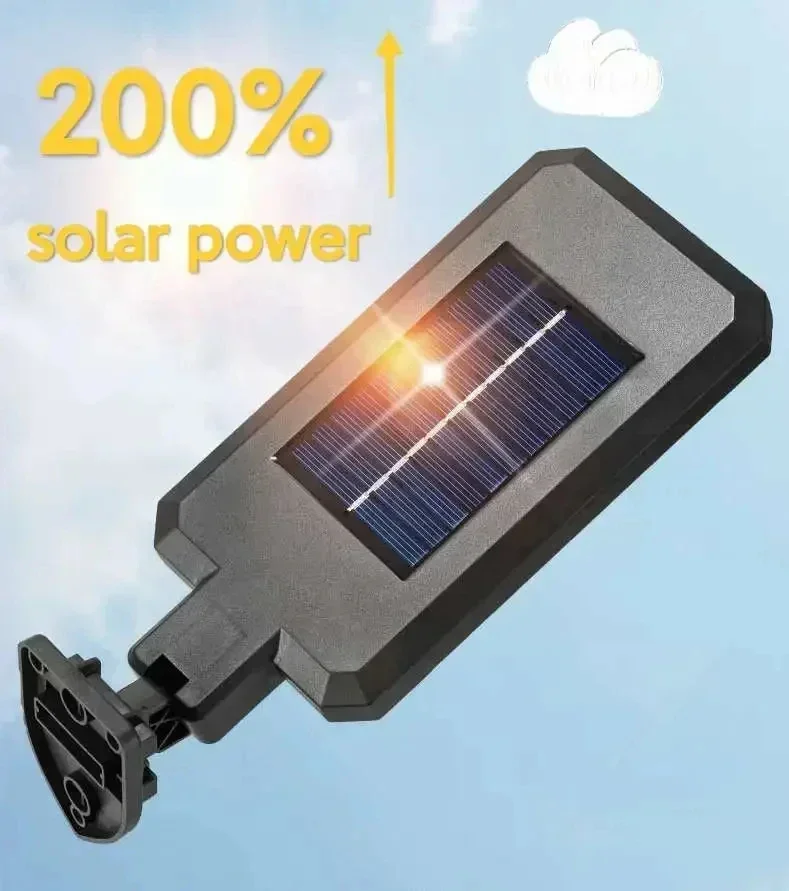 12000lm kraftige solcellevæglamper med fjernbetjening udendørs  ip65 vandtætte led-projektører med sensor havelygte gadebelysning