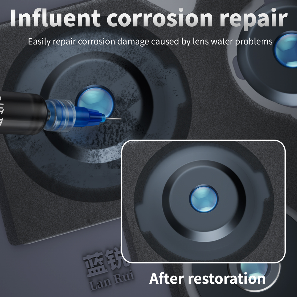 Lanrui M200 Scratch Repair fluid for Phone/Camera Lens Fix Removal Water Corrosion/Stains/Scratches Quick-Dry