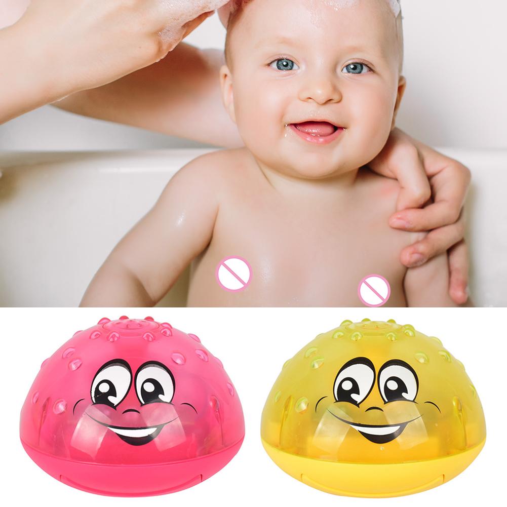 Grappige Baby Bad Speelgoed Baby Elektrische Inductie Sprinkler Bal Met Licht Muziek Kinderen Waternevel Bal Spelen Baden Speelgoed Kids