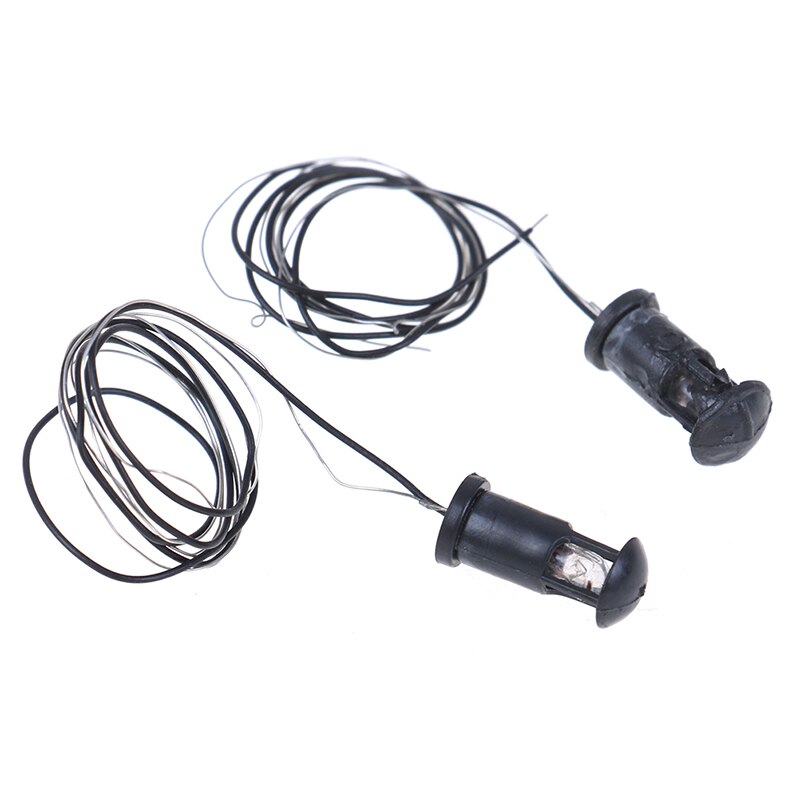 2 sztuk modelu światła ogród robić domku dla lalek trawnik lampa DIY piaskownica stołowa krajobraz