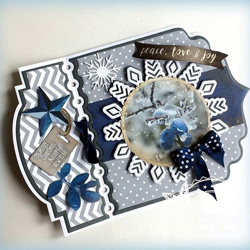 Matrices De Découpe En Métal Pour Enveloppe De Fleurs Creuses Pour Fabrication De Cartes, Gaufrage Pour Scrapbooking, Bricolage, Album, Cartes, Loisirs Créatifs, Décoration