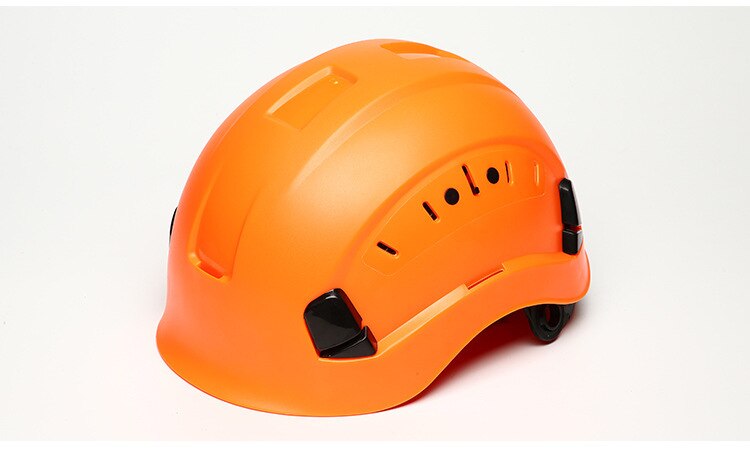 Abs Veiligheidshelm Bouw Klimmen Steeplejack Werknemer Beschermende Helm Helm Cap Outdoor Werkplek Supplies: Oranje