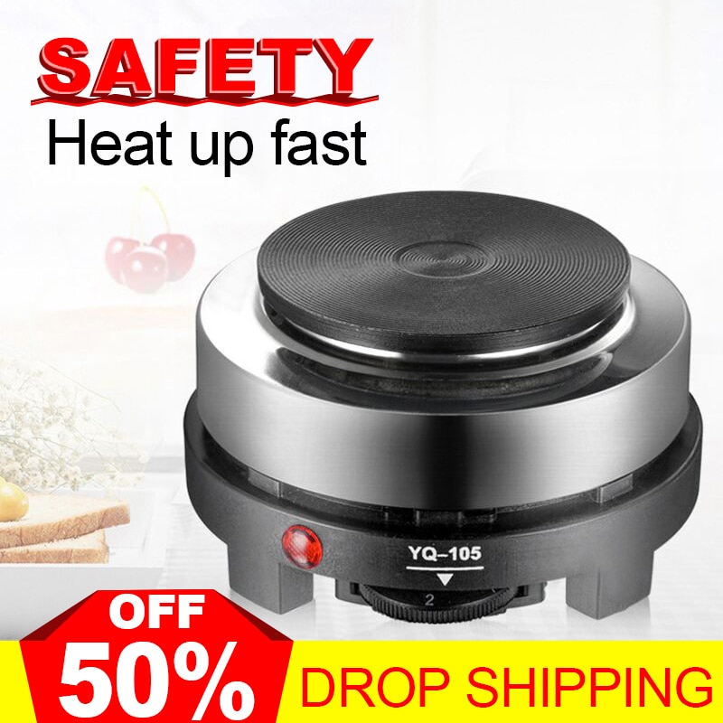 Mini Electric Stove Plate Cooking Plate Multifunction Coffee Tea Heater Home Appliance Plates for Kitchen 220V 500W