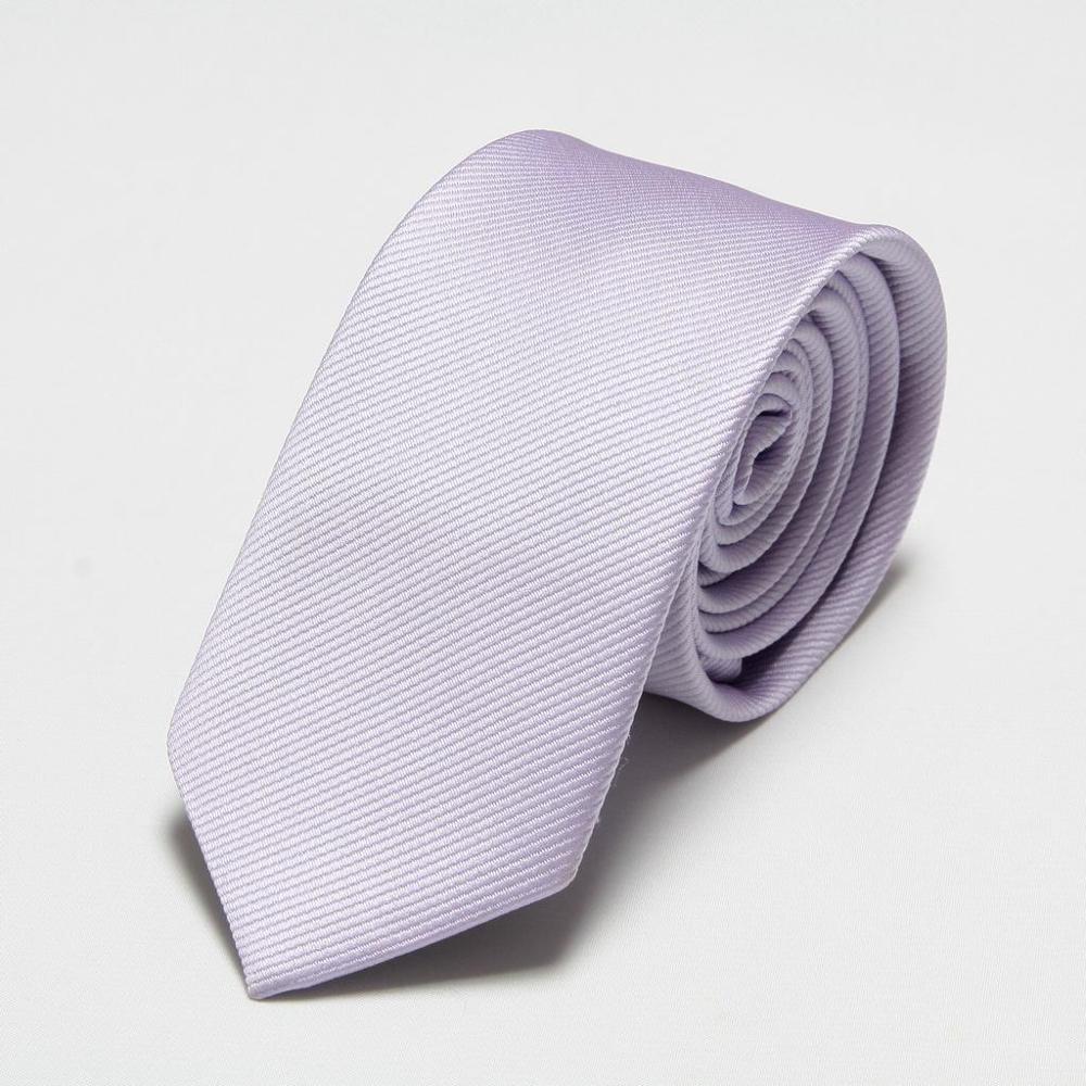 men ties novelty mens neck Slim Tie Turquoise blue neckties cravat ascot solid color wedding business: Light Purple
