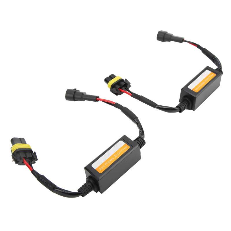 2PCS 9005 9006 90012 LED Headlight Decoder Anti Flicker Error Free Plug and Play Compact