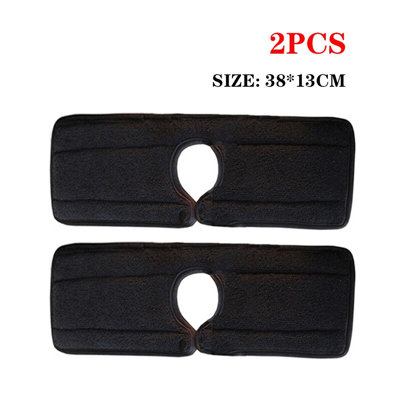 Kitchen Faucet Absorbent Mat With Buttons Sink Splash Guard Microfiber Drying Pad Countertop Protector for Kitchen Bathroom: 2pcs black 01