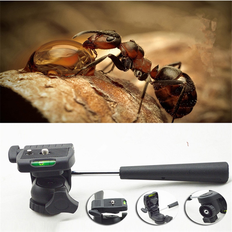 Mini macro esterno treppiede Portatile Professionale di Viaggio di Alluminio Allungabile Treppiedi di Macchina Fotografica per REFLEX DSLR Macchina Fotografica Digitale