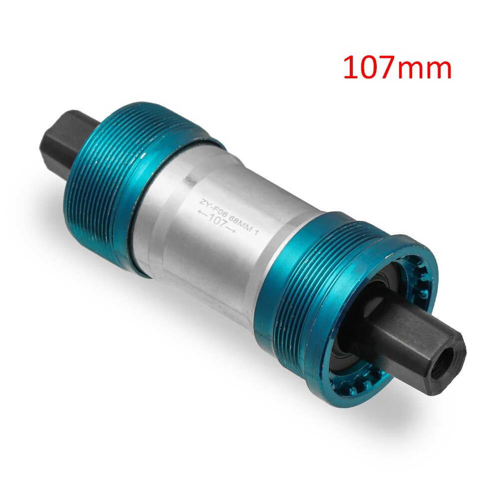 68x103-127.5mm Aluminum Road Mountain Bike Bottom Bracket Bicycle Axle Square Taper Cartridge Sealed Bearing Bike Accessories: 68x107mm