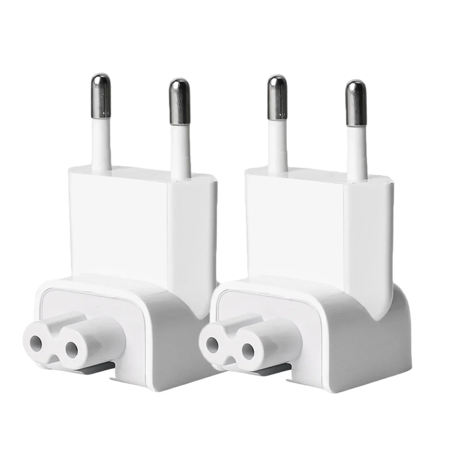 1/4Pcs Mini EU Adapter Travel Converter Charger Power Adapters for IPad 10W 12W MacBook Pro 45W 85W 60W Euro AC Power Wall Plugs: Orange