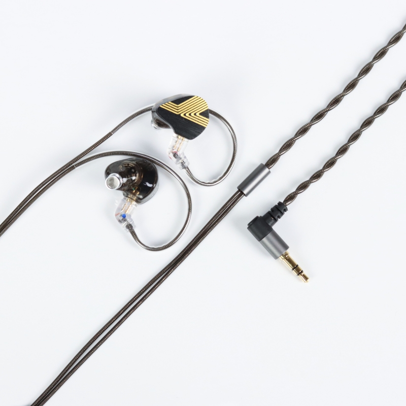 ARTTI TR1 1DD + 1BA słuchawki douszne HiFi przewodowe 10mm z monitorem berylowym 3.5mm/typ c odłączany kabel Mic: Czerwony
