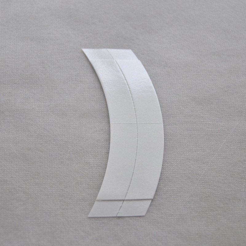 36 Stk/partij Wit 1/2 Voor Gemak Lace Front Ondersteuning Sterke Dubbele Tape Strips Voor Toupet Pruik Plakband