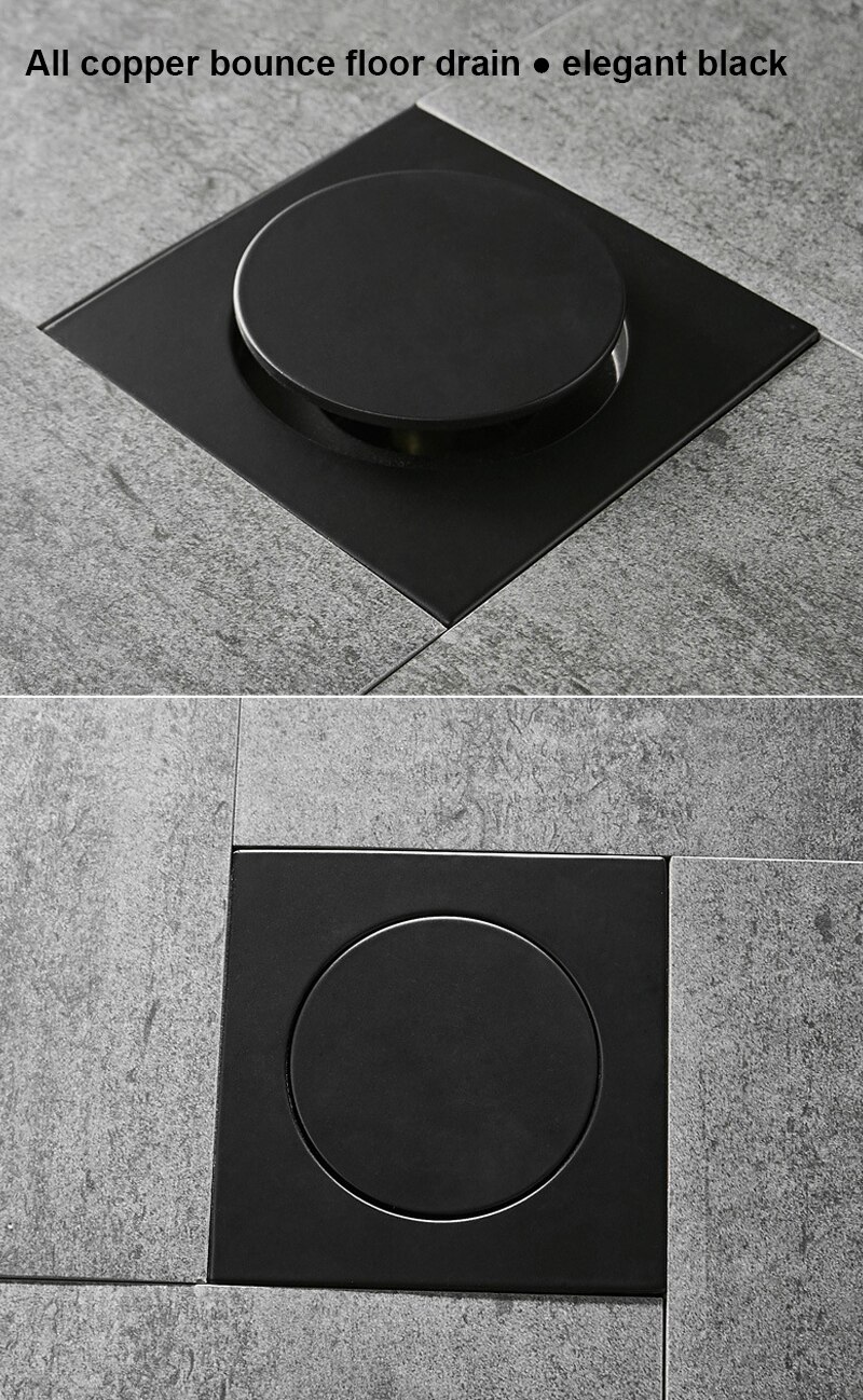 Afvoerputje Messing Vierkante Pop Up AfvoerputjeFloor Cover Douche