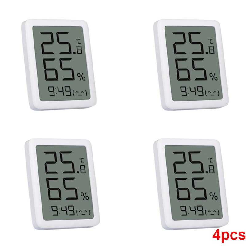 Xiaomi Mi Mijia Miaomiaoce E-ink LCD Large Digital Display Thermometer Hygrometer Temperature Humidity Sensor: Red