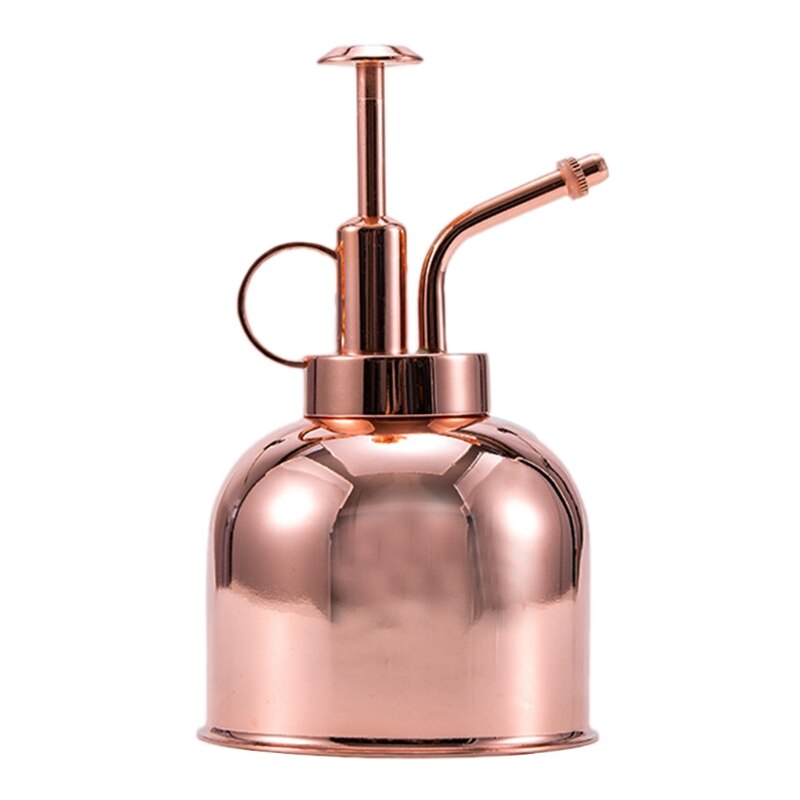 Watering Spray Bottle Stainless Steel Misting Can Garden Plant Tool Sprink Pot B85C