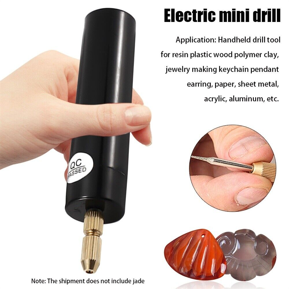 Handheld Mini furadeira elétrica, DIY USB broca elétrica ferramentas, resina epóxi, fazer jóias, artesanato em madeira, gravura Pen Tool